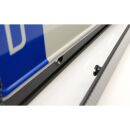 Carbon-Look Kennzeichenhalter mit Wunschbeschriftung