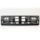 Carbon-Look Kennzeichenhalter mit Wunschbeschriftung