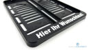 Motorrad Kennzeichenhalter 180x200 mm mit Wunschbeschriftung – Personalisiert